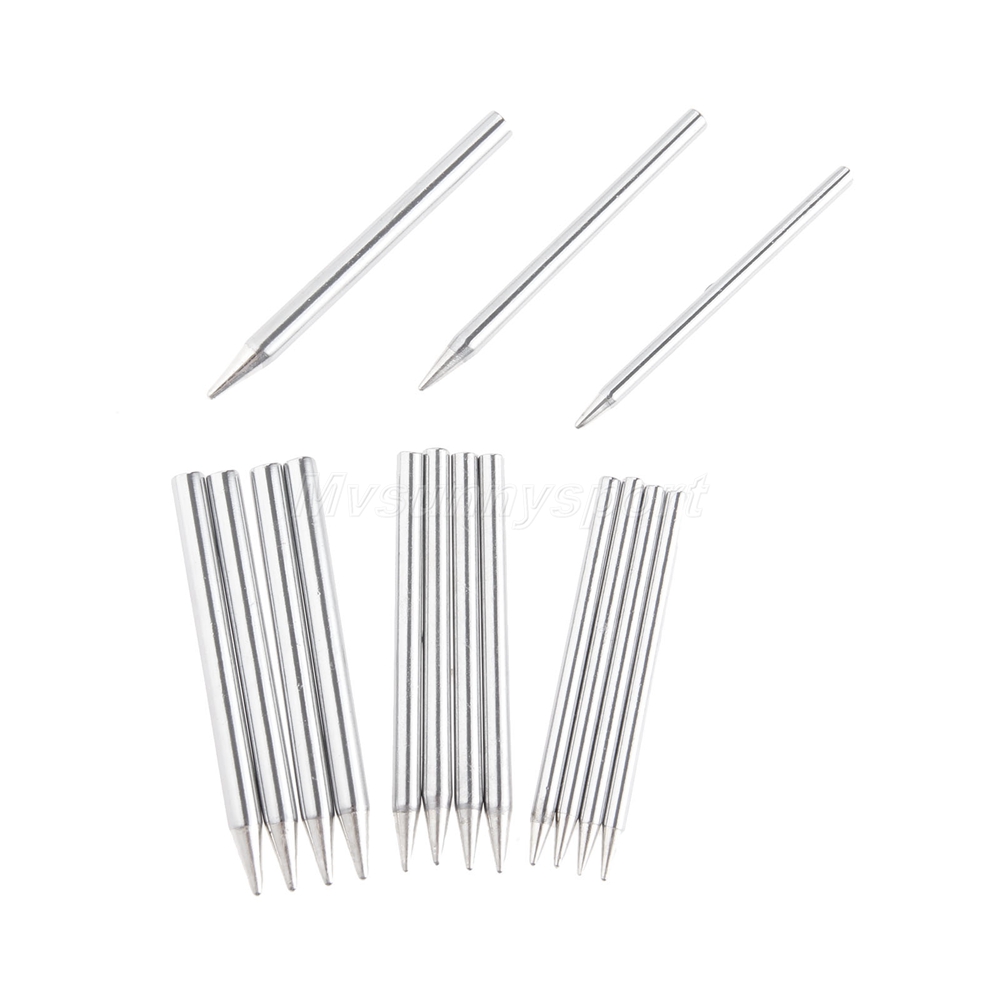 900M-T Soldering Iron Tip Replacement Set 5-Pack Soldering Iron Tips 900M-T - Black Welding Tips For Electronics Repair Soldering Tip Set