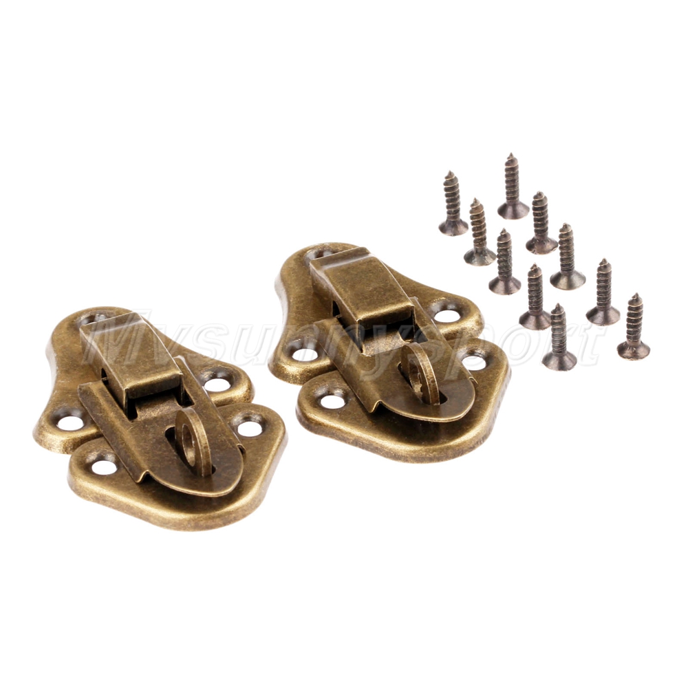 HQ Retro Jewelry Box Toggle Latch Hasps Chest Lock Clasp Latch