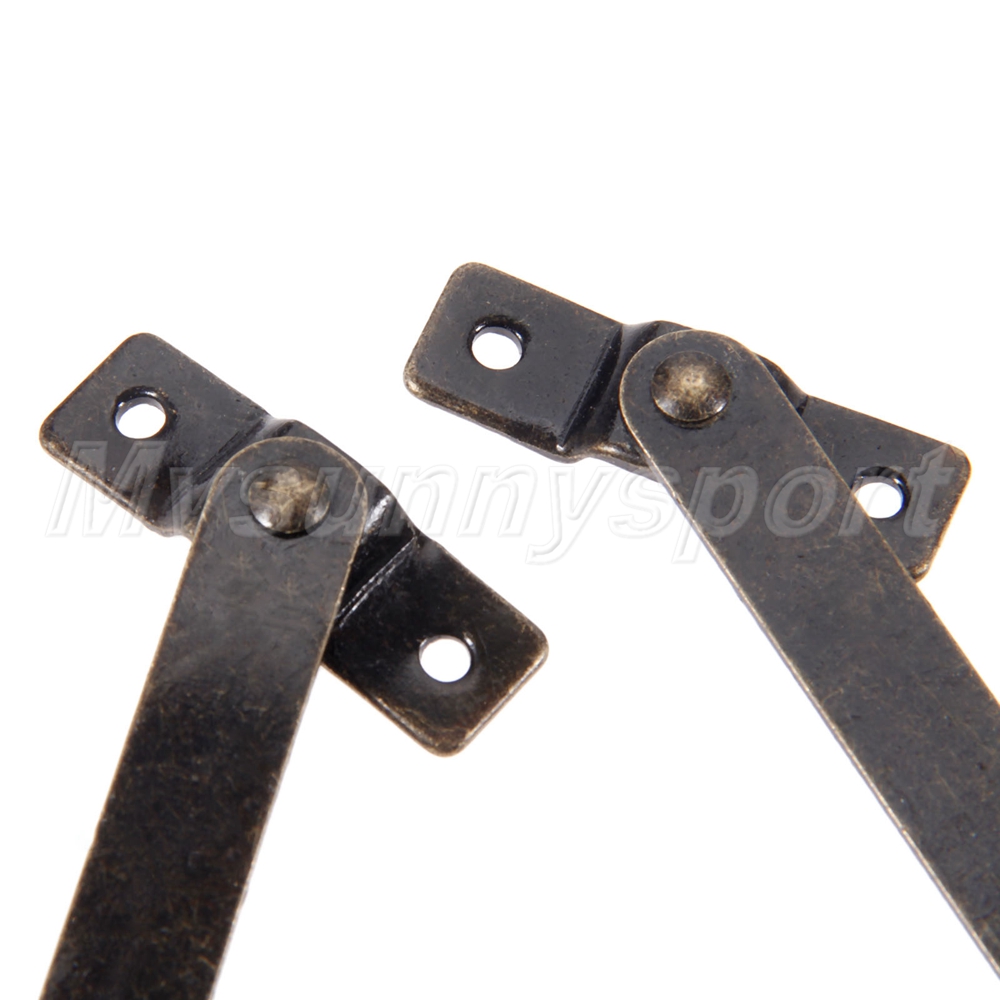 Chests Lid Display Support Stay Hinge Jewelry Box Hardware 2X