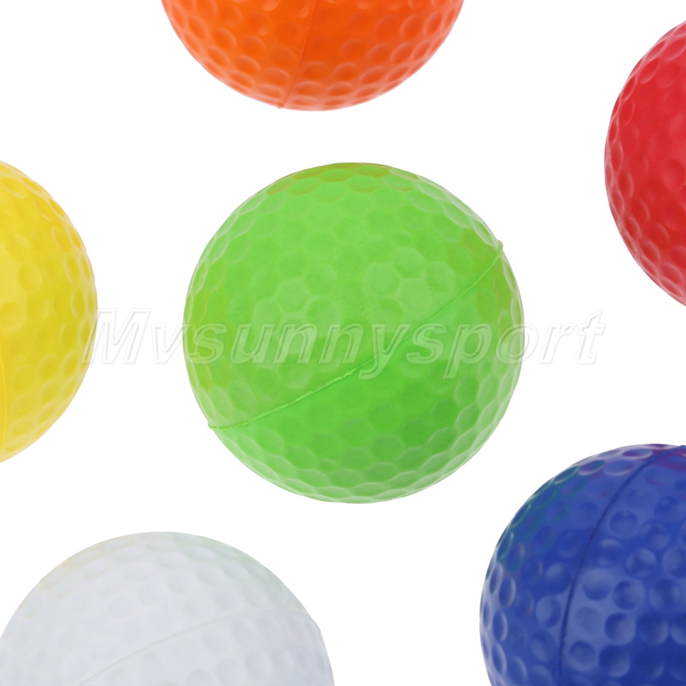 New 20Pcs Durable PU Foam Elastic Sponge Golf Balls Indoor Outdoor ...