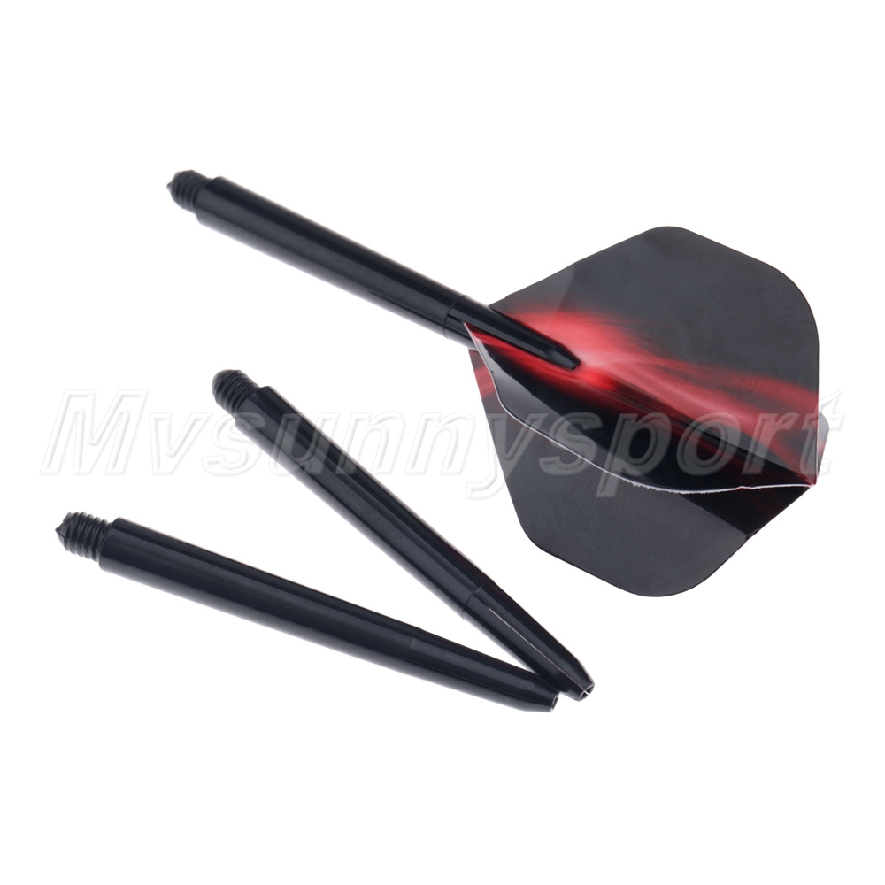 50 Pcs Black Nylon Dart Shafts Darts Stems 48mm 2BA Screw Thread Tool