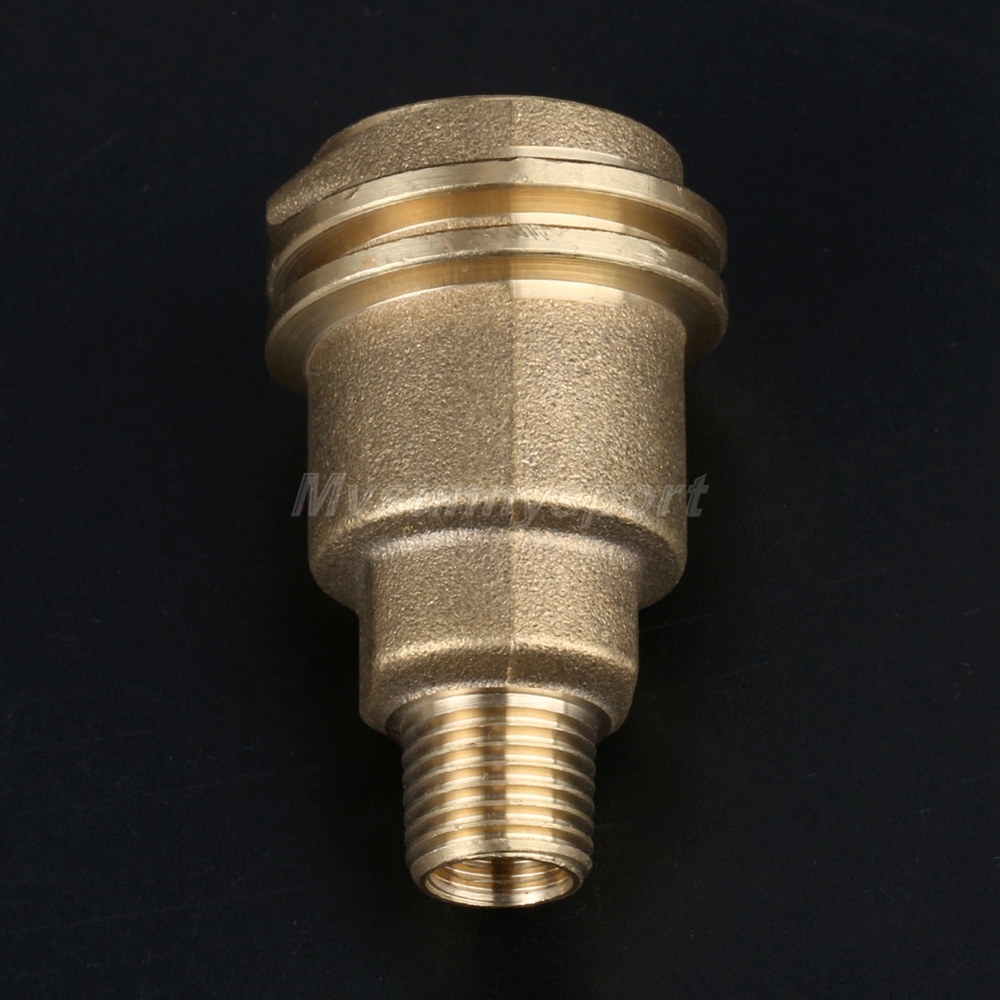HQ Brass Propane Gas Adapter Connector QCC1 Connection to 1/4" Male